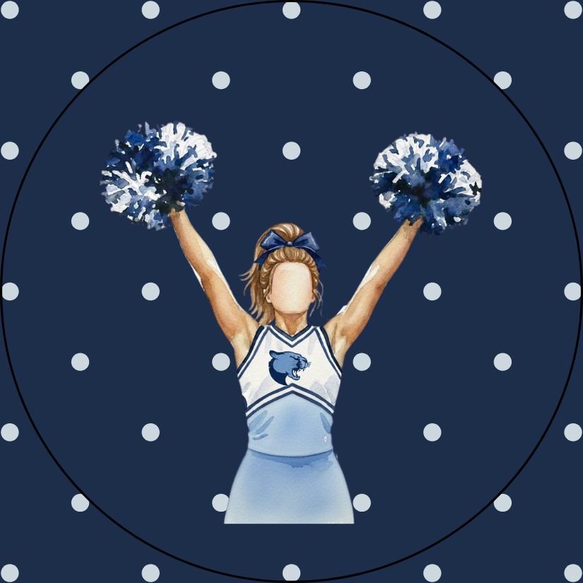 The Catoctin Cheerleader Pin