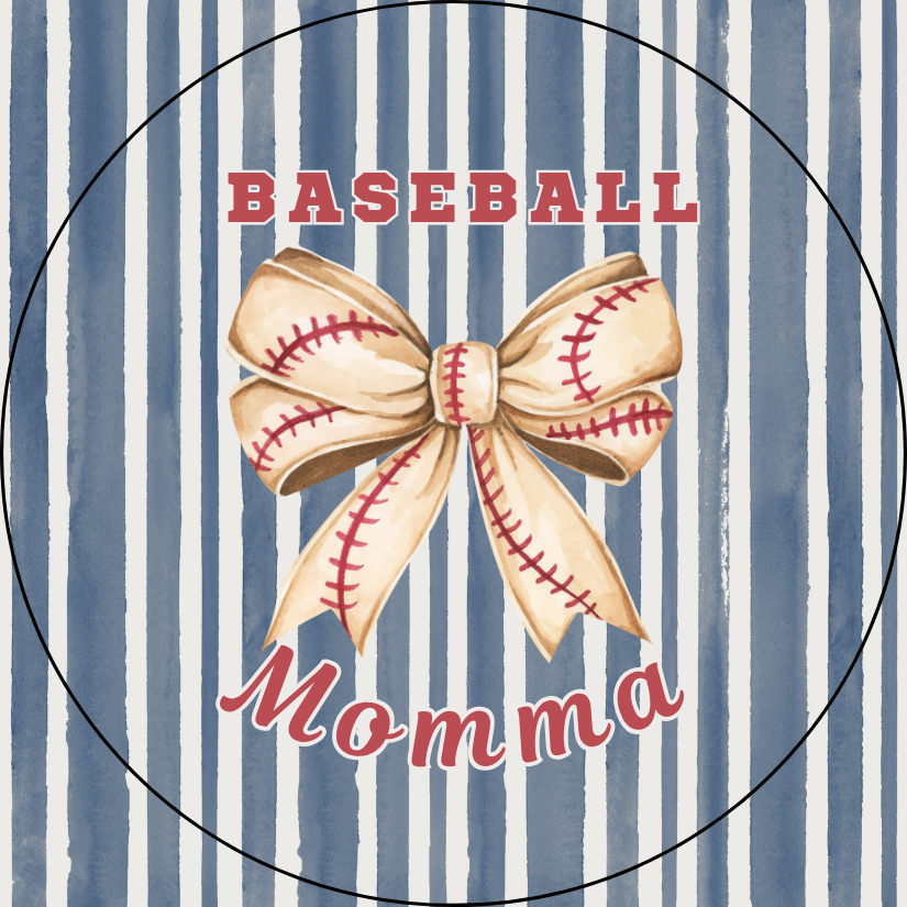 The Baseball Mom Pin