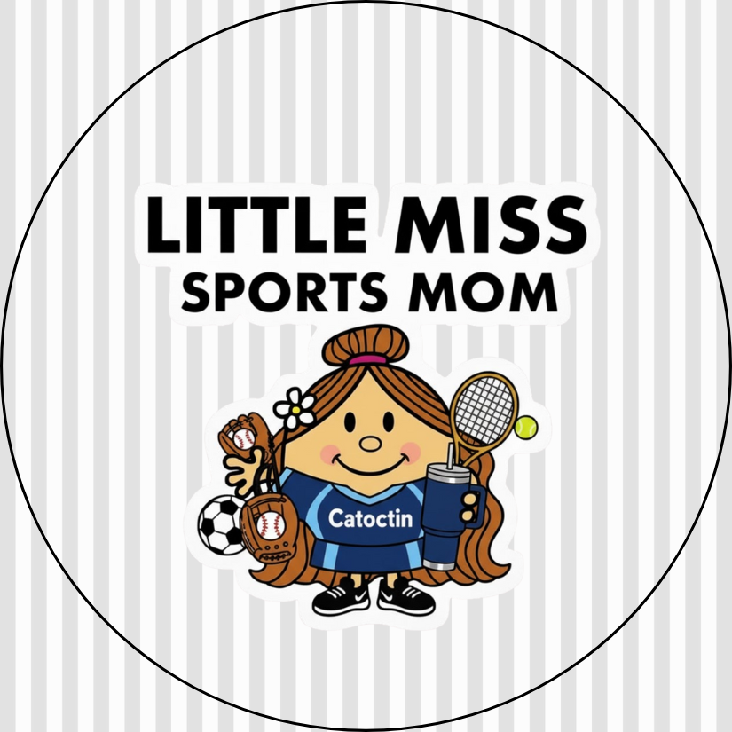 The Little Miss Sports Mom Pin